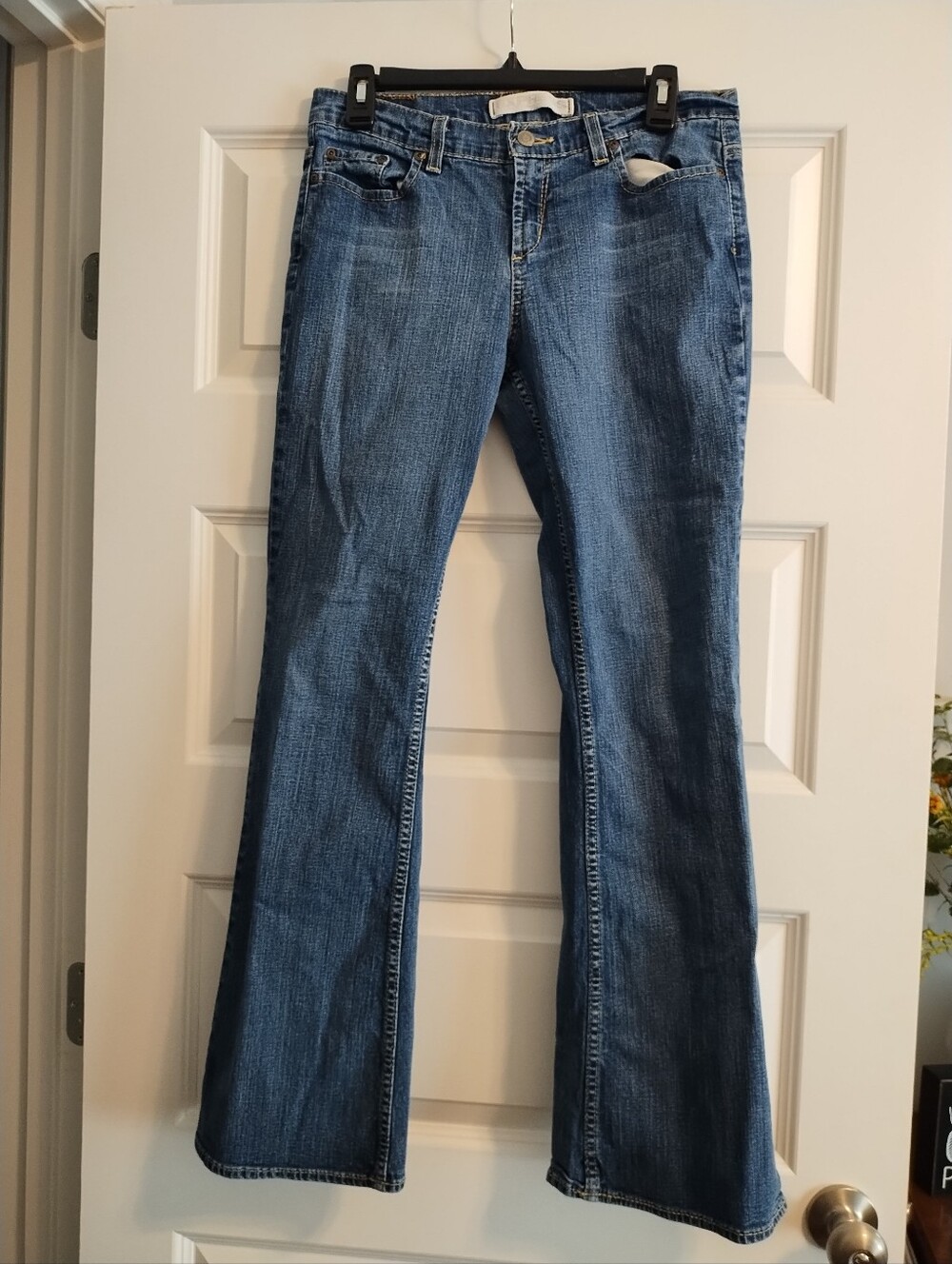 Vintage Express Precision Fit Classic Women's Blue Flared Jeans